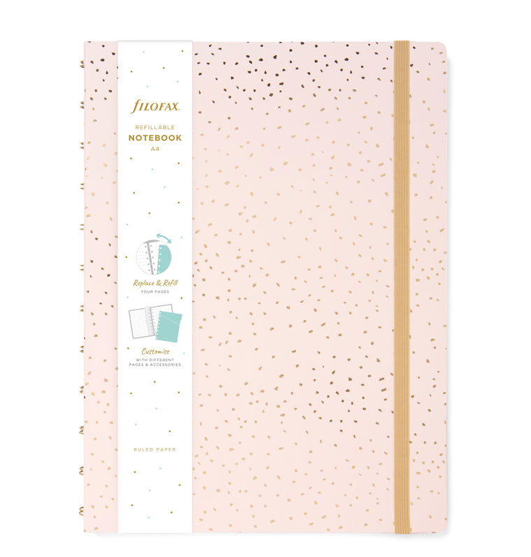 Confetti Notebook refillabile A4 Rosa