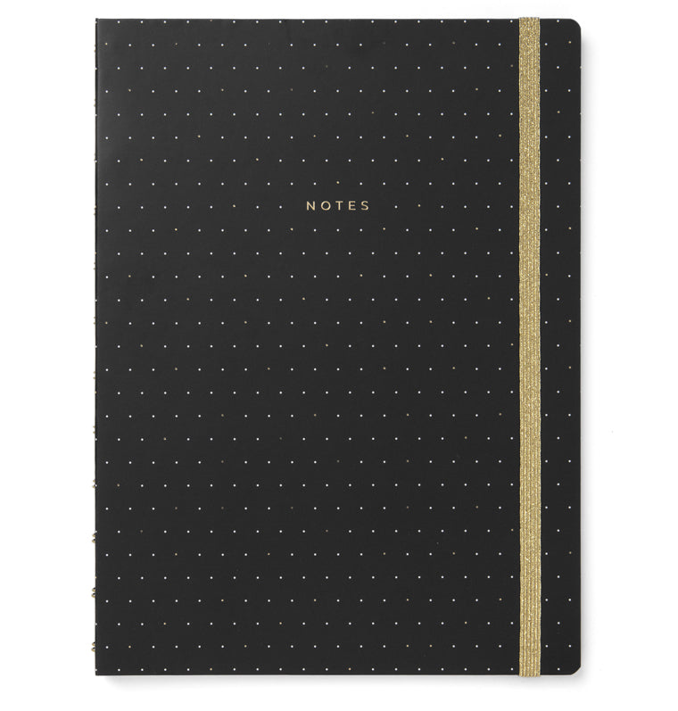 Moonlight Notebook refillabile A4 Black