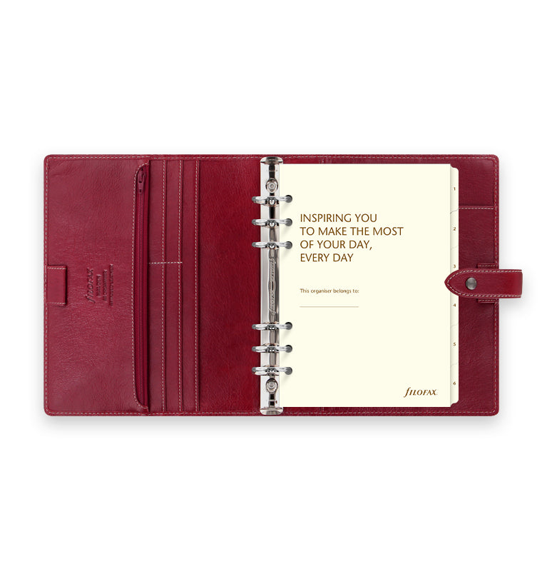 Malden Organiser A5 Burgundy