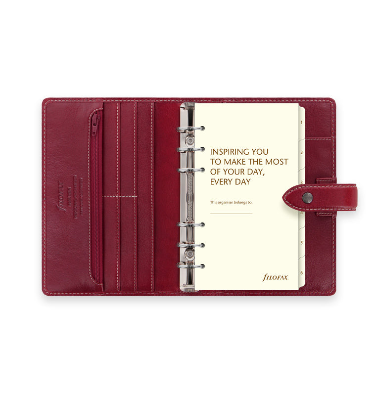 Malden Organiser Personal Burgundy