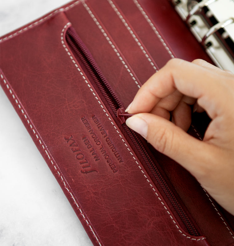 Malden Organiser Personal Burgundy