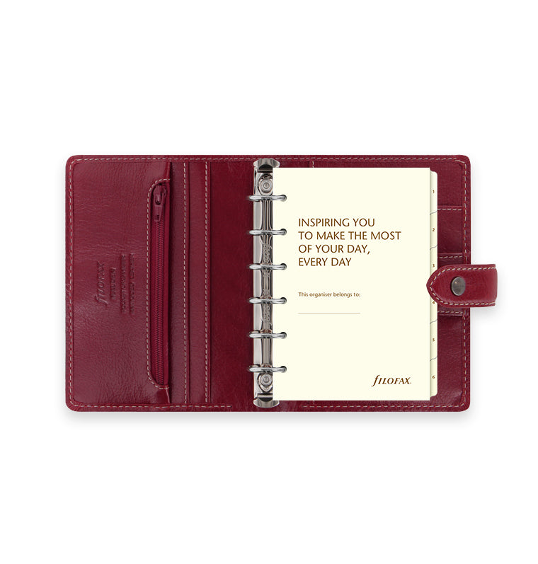 Malden Organiser Pocket Burgundy