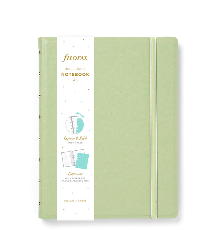 Filofax Notebook Classic Pastel A5 Sage