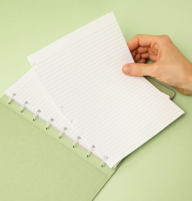 Filofax Notebook Classic Pastel A5 Sage