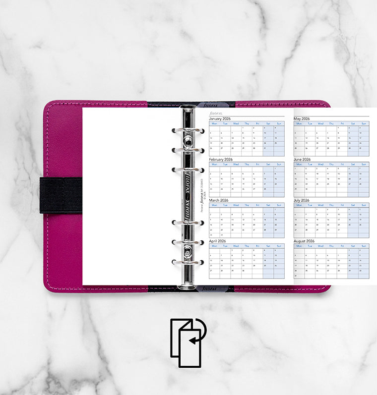 Planner verticale Quadriennale Personal - Inglese 2026-2029 Filofax 26-68403