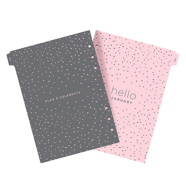 Diario Settimanale Confetti A5 - Multilingua 2026 Filofax 26-68591
