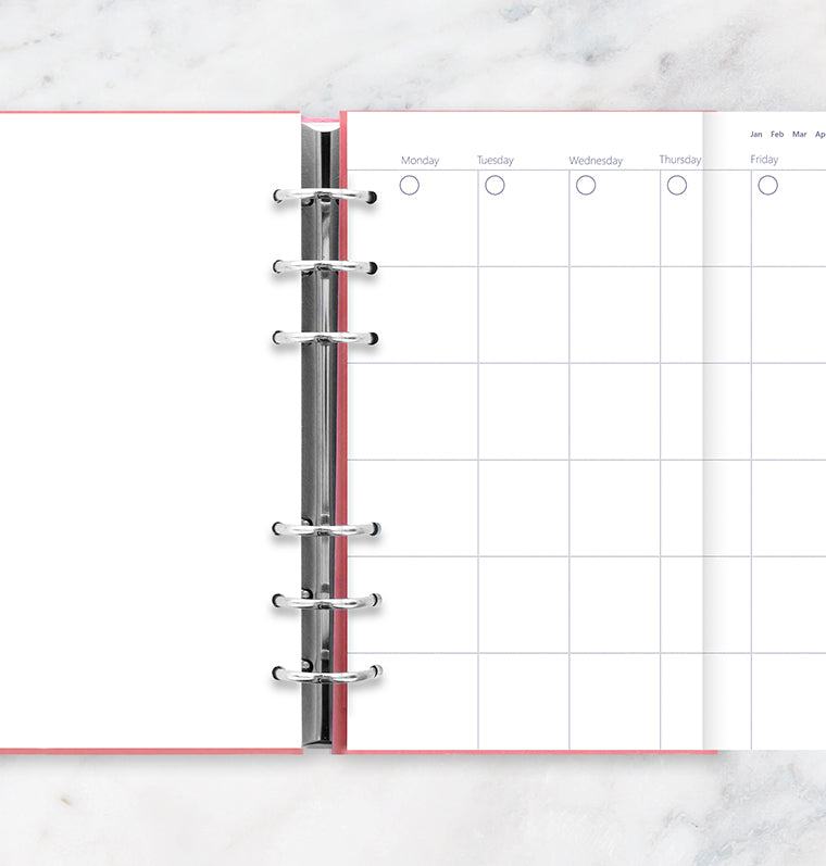 Clipbook Planner mensile non datato Personal