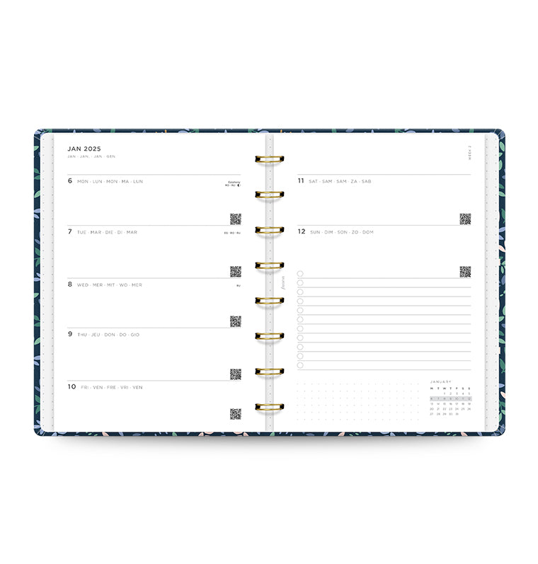 Planner A5 Garden Dusk 2025