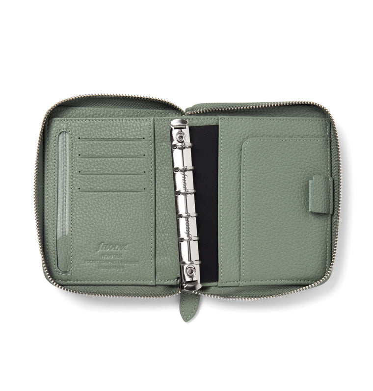 Norfolk Organiser Pocket Compact Zip Sage