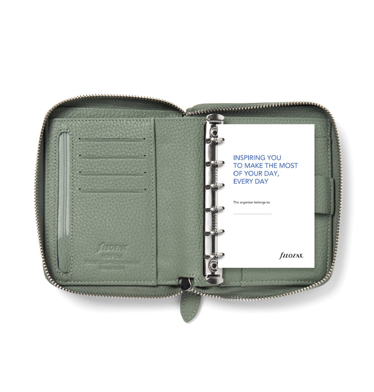 Norfolk Organiser Pocket Compact Zip Sage