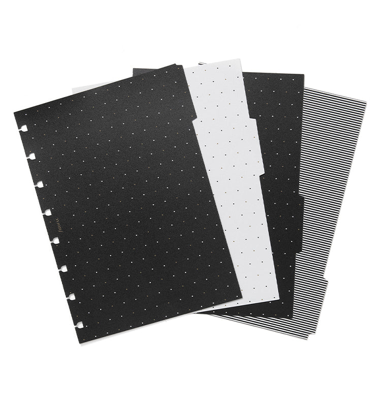 Moonlight A5 Dividers for Filofax Refillable Notebooks