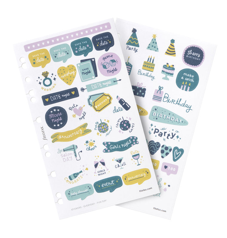 Everyday Fun Day Stickers | Filofax – Filofax IT