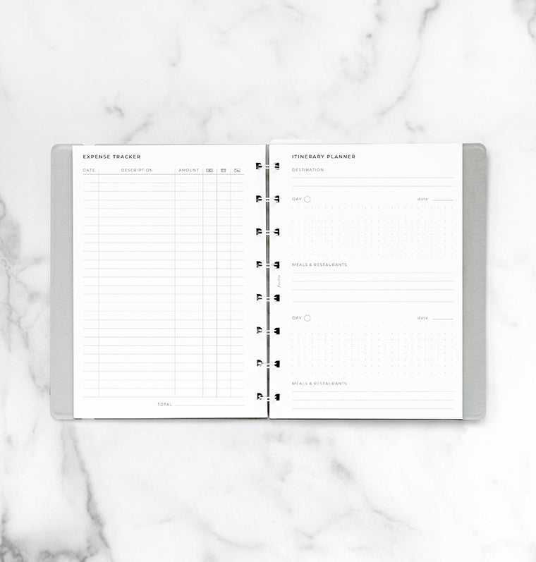 Travel Planner per Notebook - A5