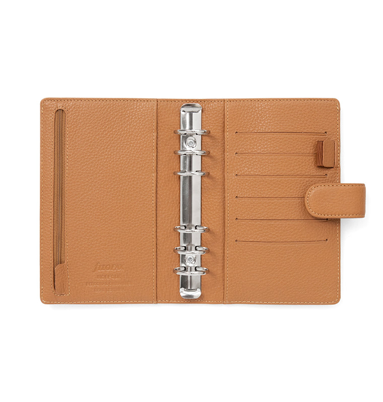 Norfolk Personal Leather Organiser in Almond