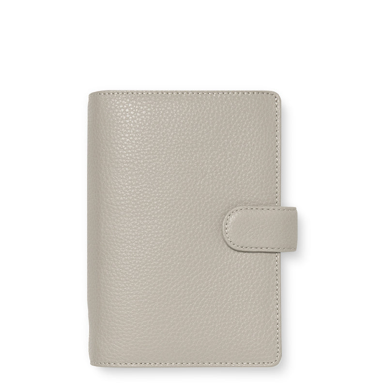 Norfolk Personal Leather Organiser in Taupe Beige