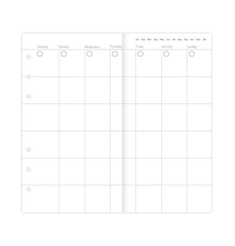Clipbook Planner mensile non datato Personal – Filofax IT