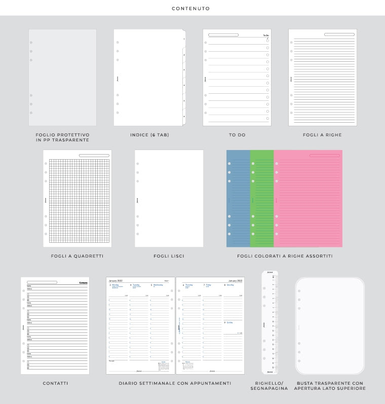 Fill included with Finsbury Organiser A5 Senape